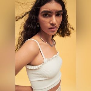 Zara seamless ruffled top